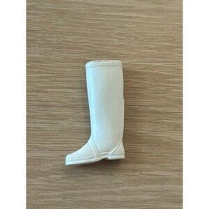 VTG 60s Barbie White Boot tall #0949 #3409 #949 #1916 SINGLE SHOE rain Skooter